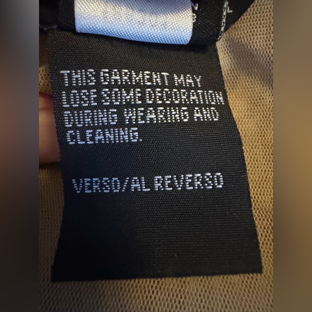 Moda International Cream Ruffled Embellished Blouse - Picture 13 of 16